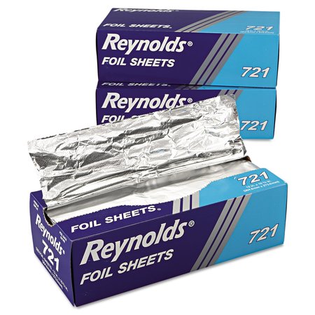 Reynolds Pop-Up Aluminum Foil Sheets, 12", PK6 REY 721
